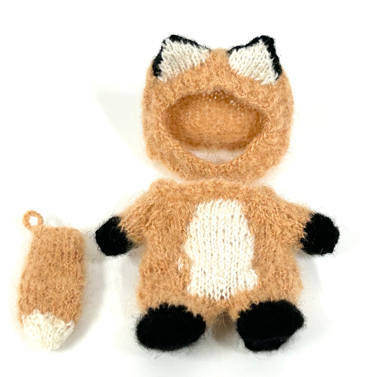 Knitted Fox Costume Hanodmade