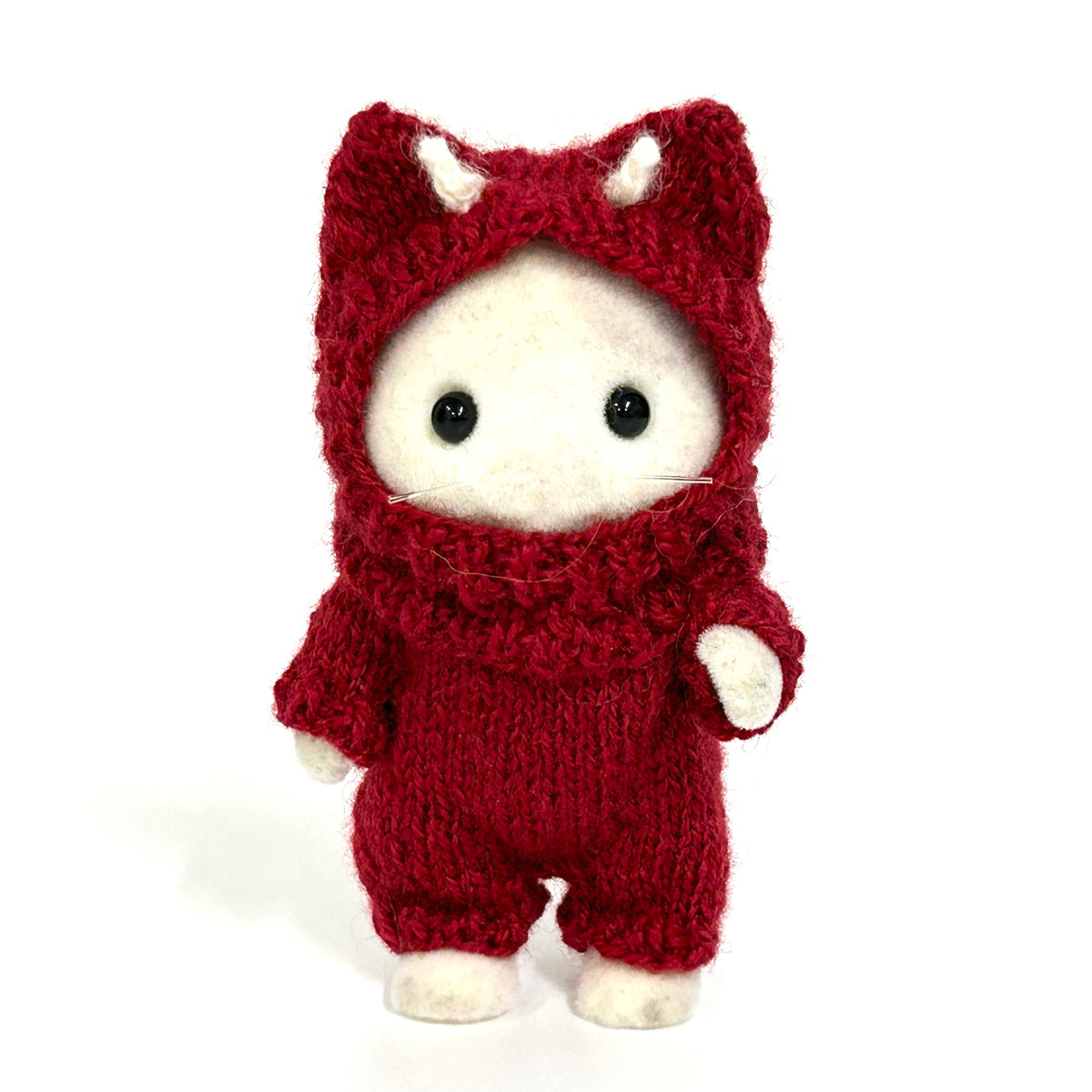 Knitted Devil Onesie Hanodmade