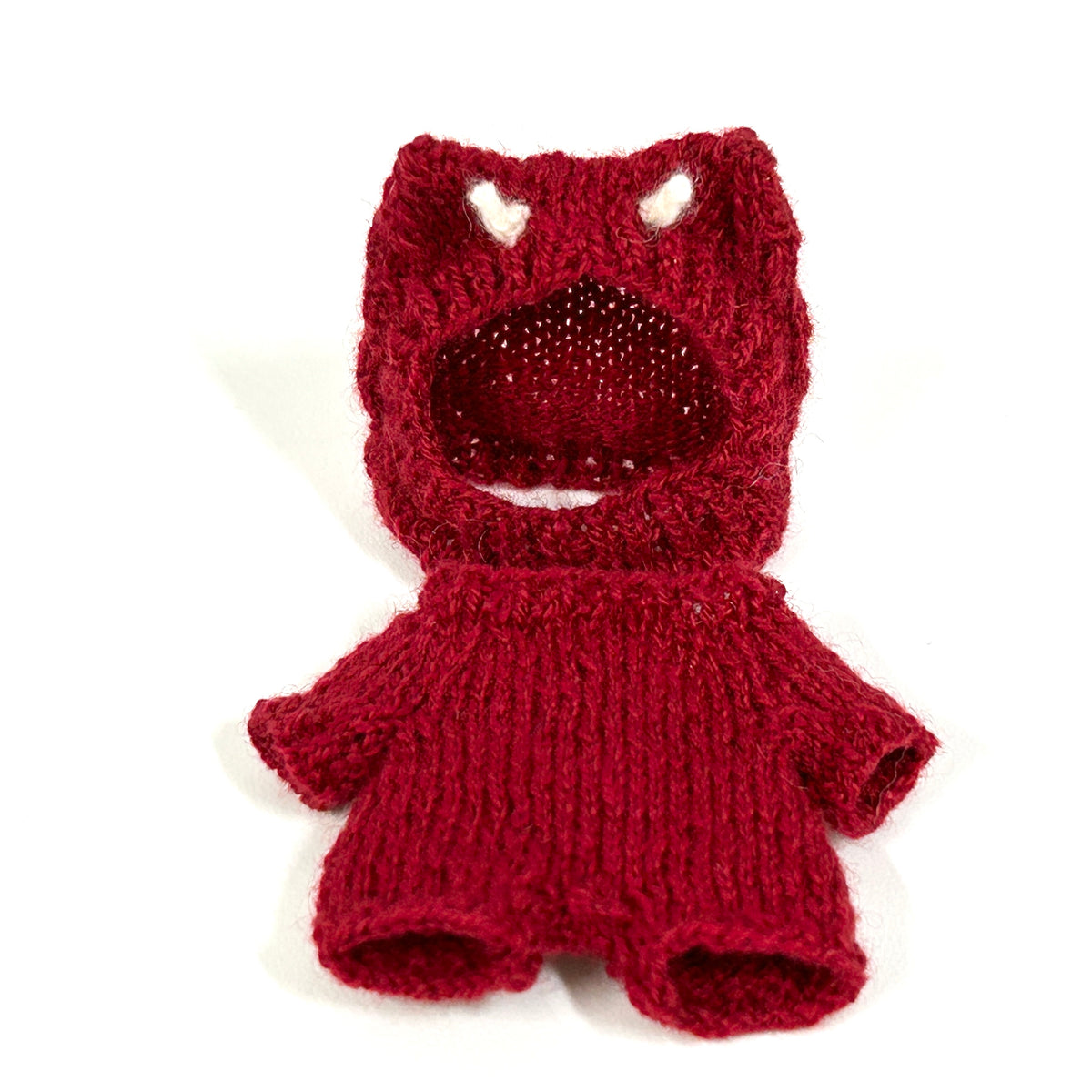 Knitted Devil Onesie Hanodmade