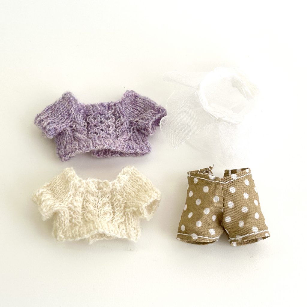 Cable Knit Sweater Purple Handmade