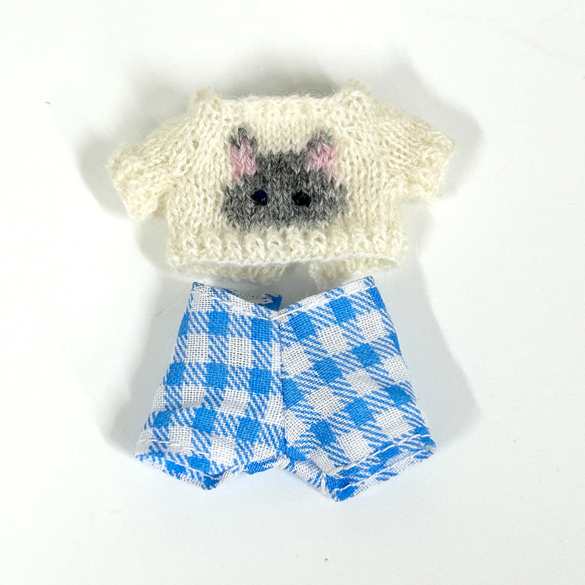 Grey Cat Sweater Handmade
