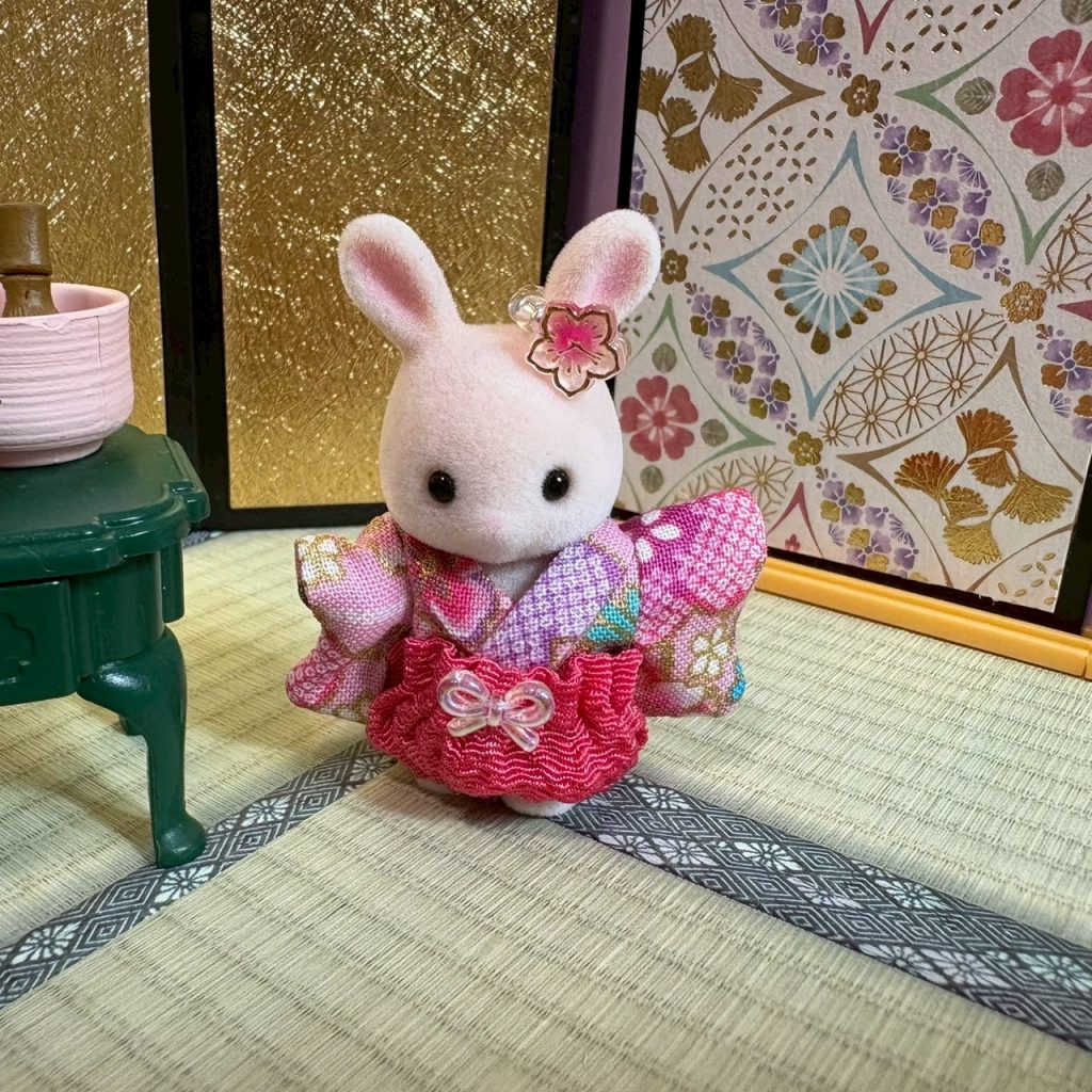 Baby Hakama Ensemble 3 pièces B fait main