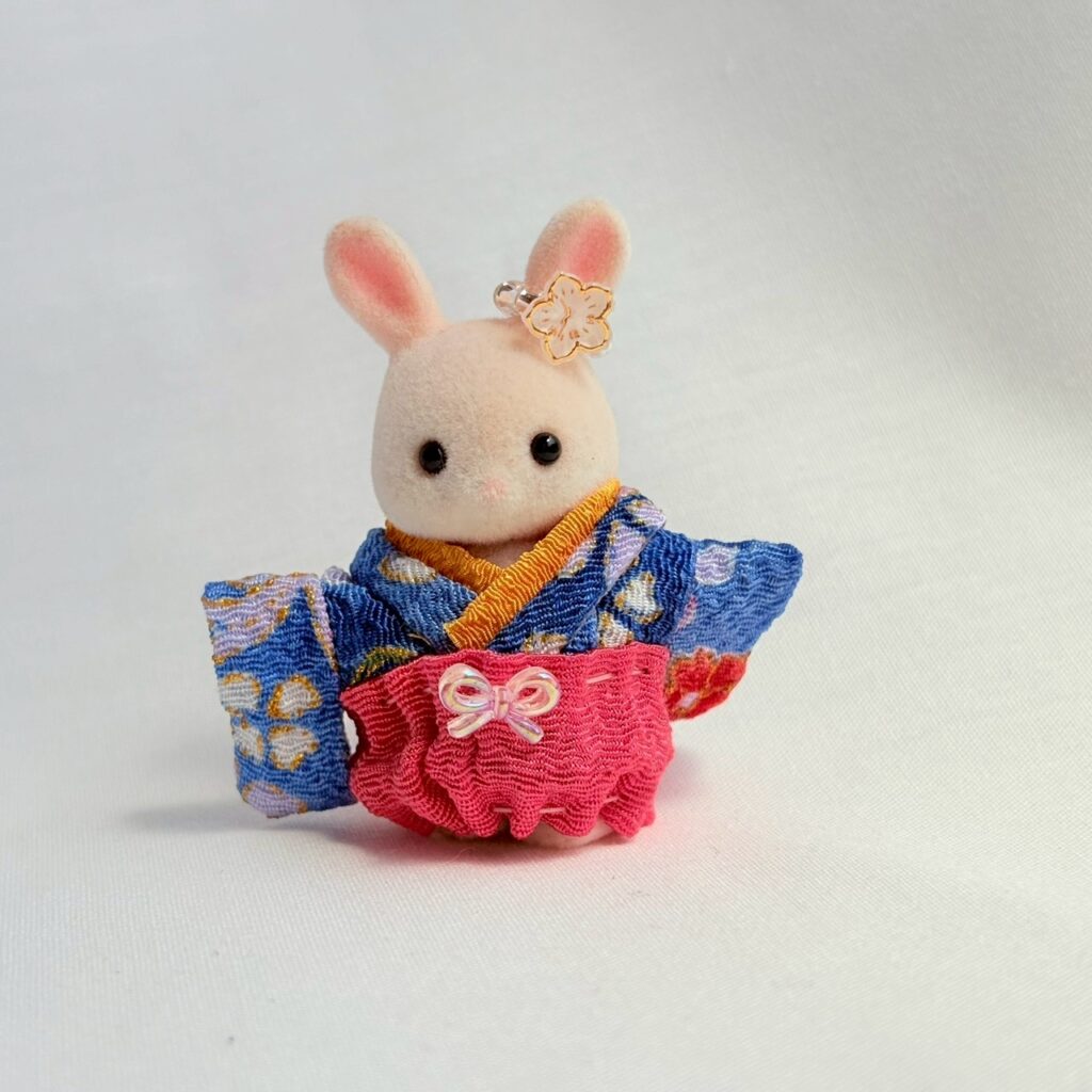 Baby Hakama 3-Piece Set C Handmade