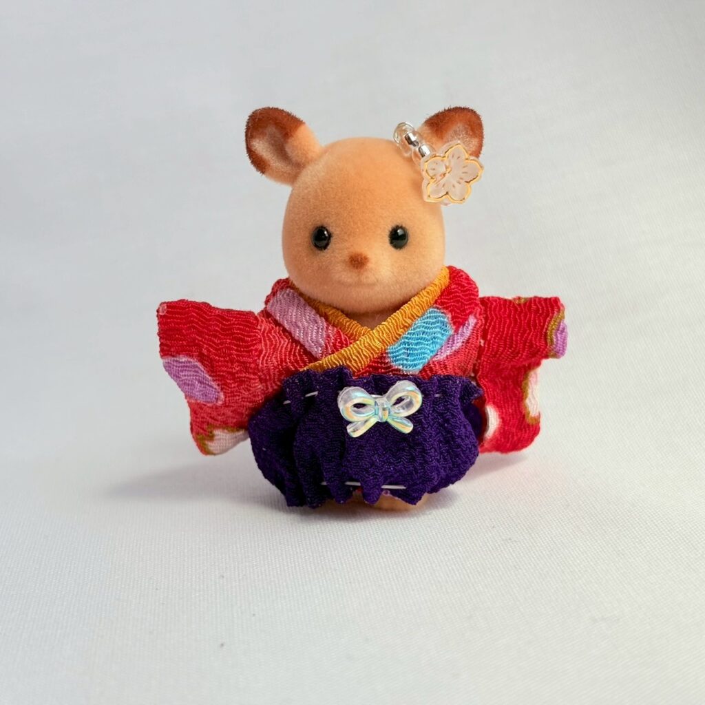 Ensemble hakama bébé 3 pièces I Fait main