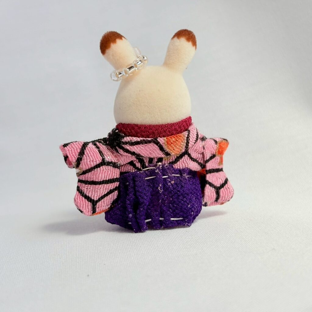 Baby Hakama 3-Piece Set D Handmade