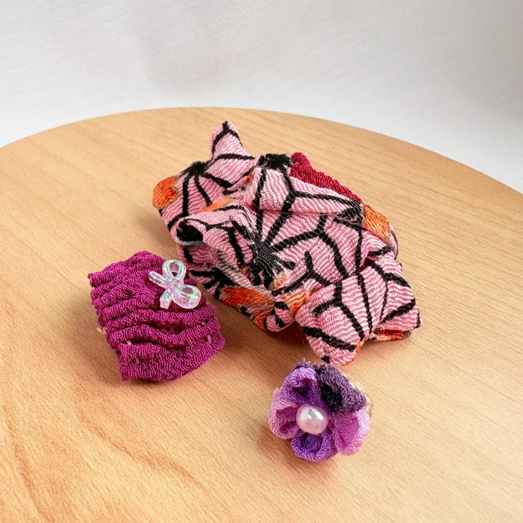 Baby Hakama 3-Piece Set Pink Handmade