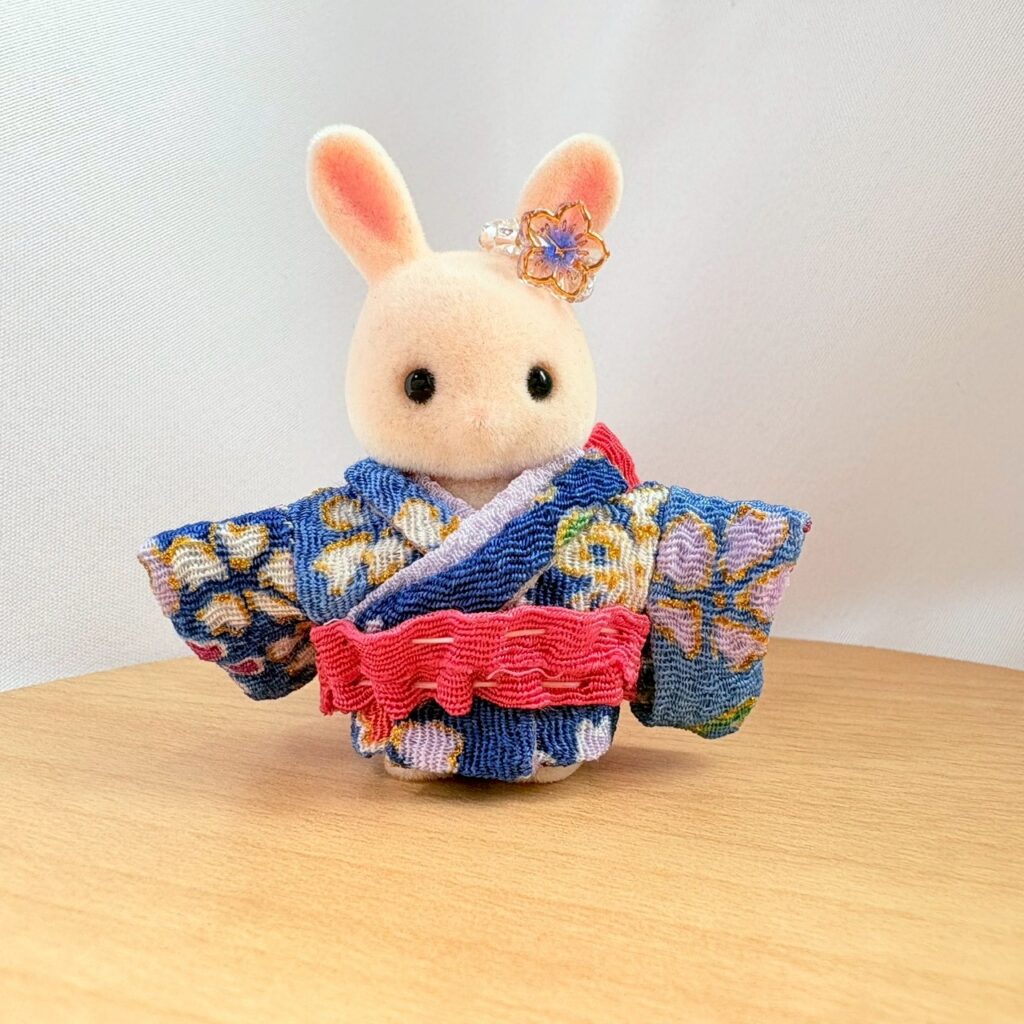 Baby Kimono Set Blue Handmade
