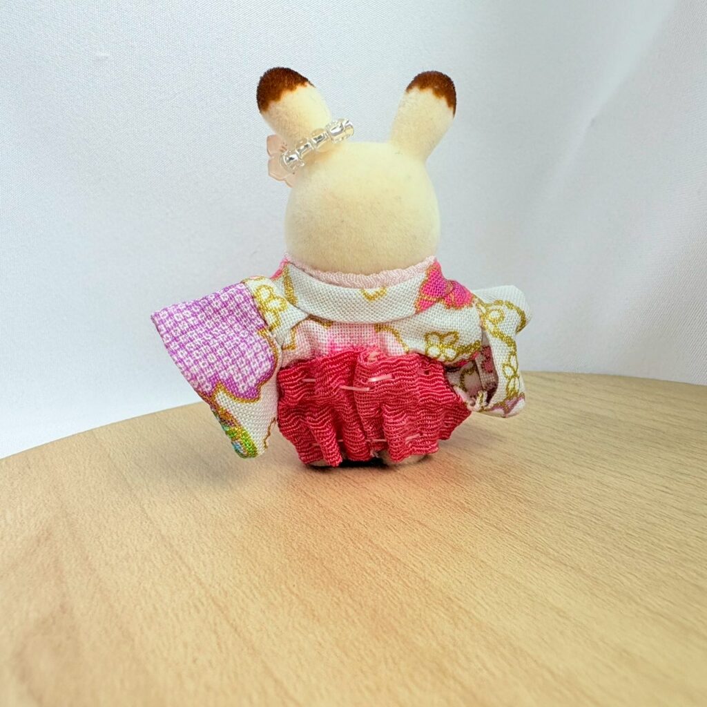 Baby Hakama 3-Piece Set Pale Blue Handmade