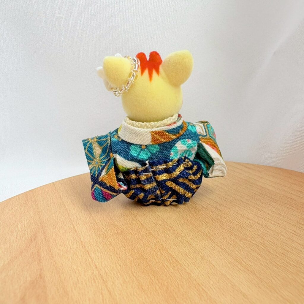 Baby Hakama 3-Piece Set Green Handmade