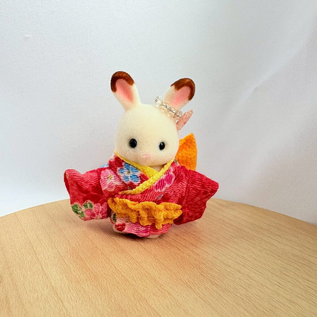 Baby Kimono Set Red 1 Handmade