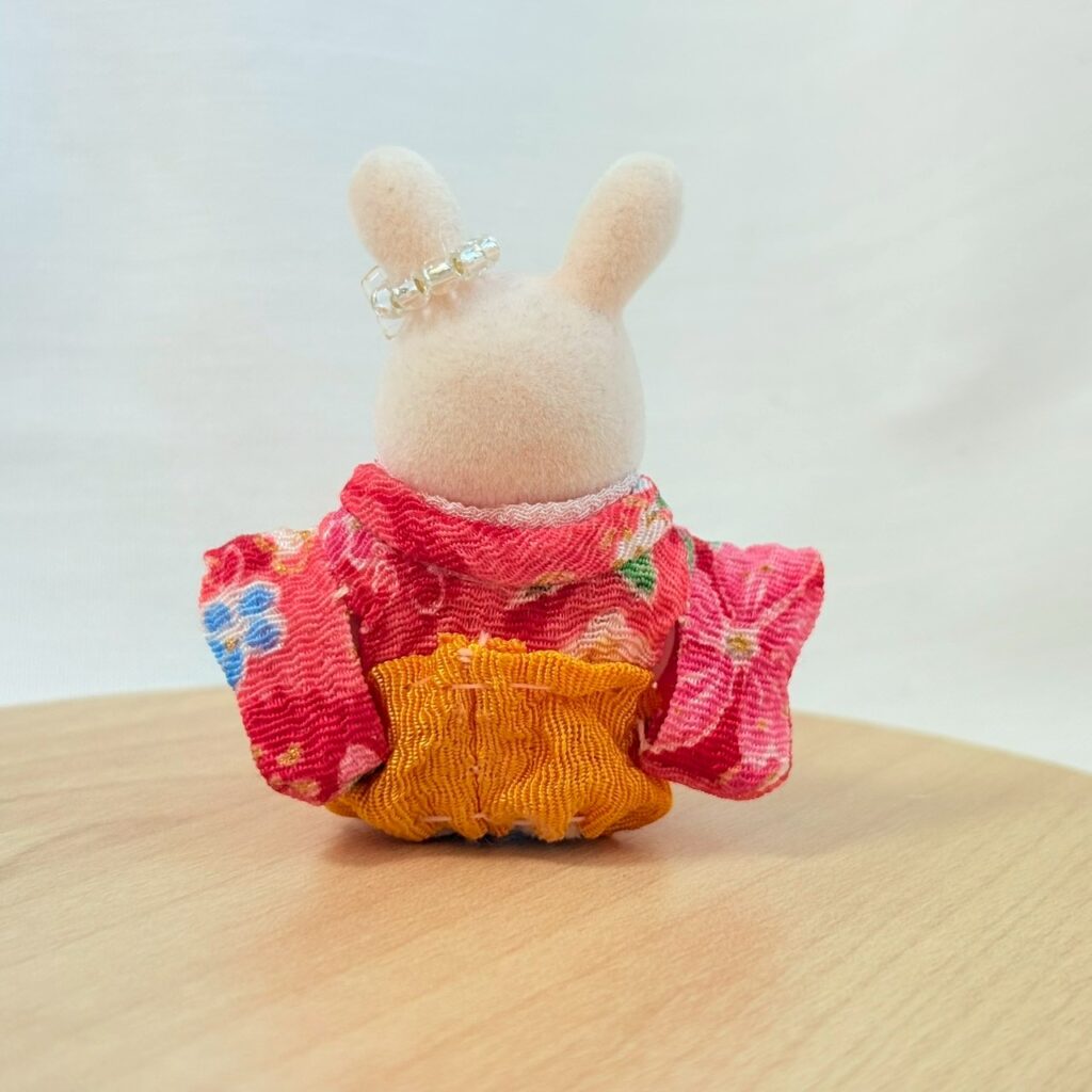 Baby Hakama Pink Yellow Handmade