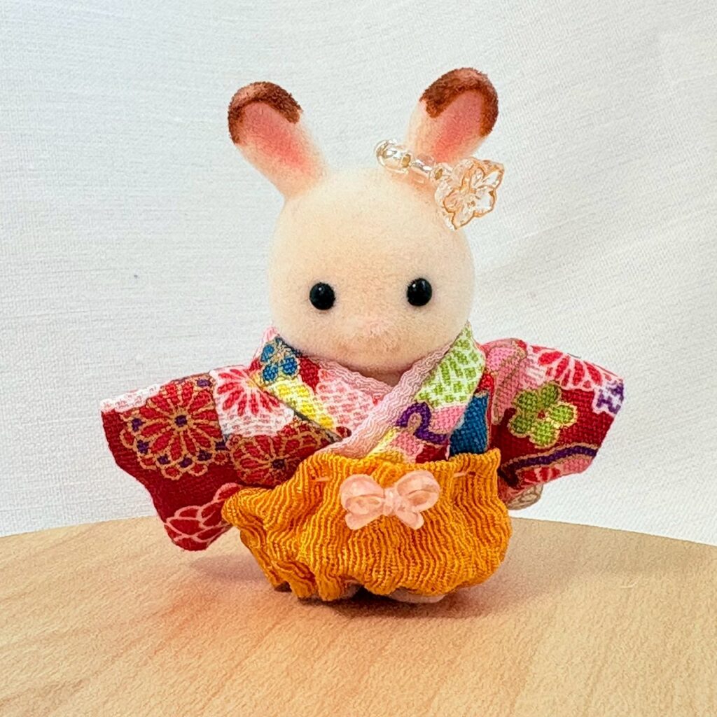 Baby Hakama Red Yellow Handmade