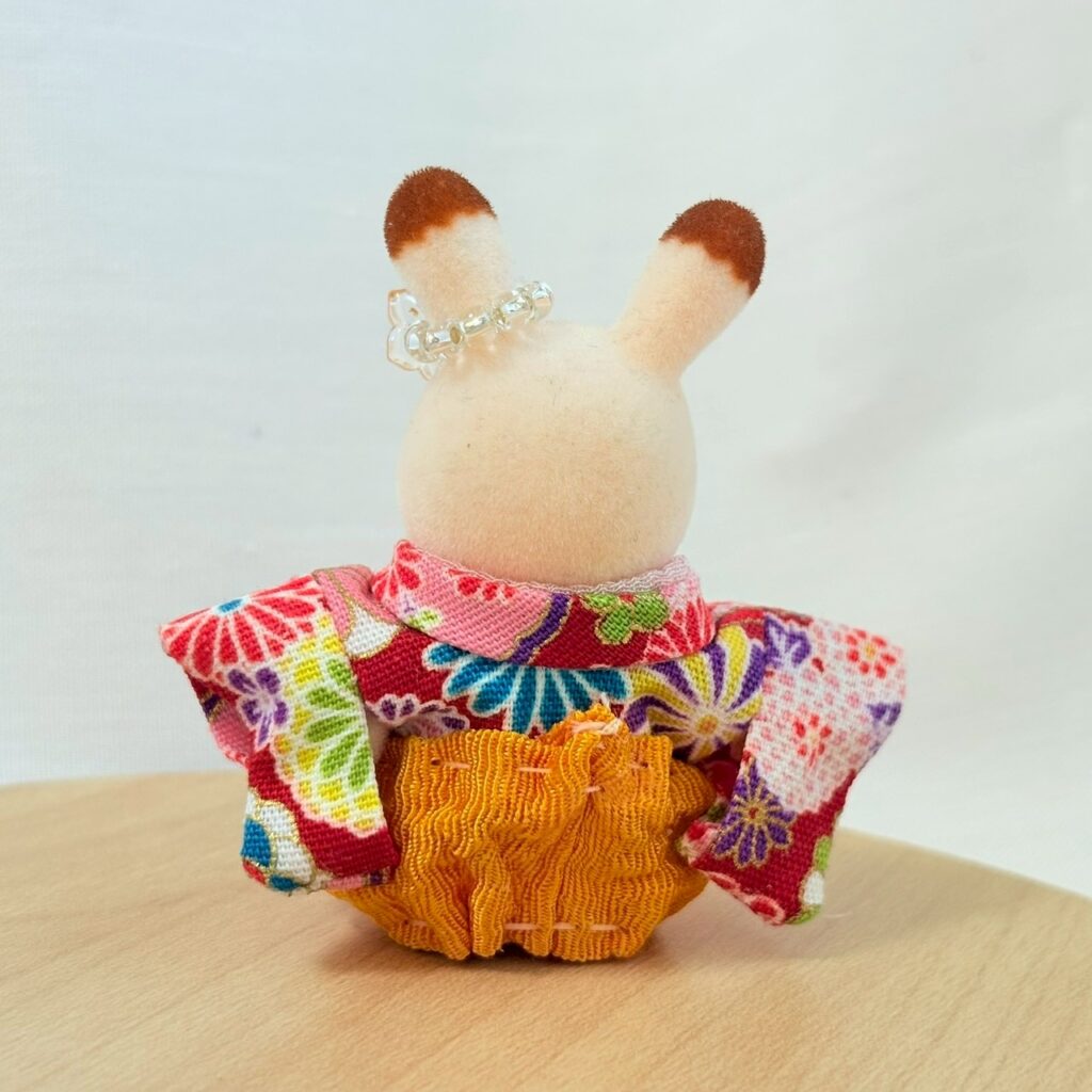 Baby Hakama Red Yellow Handmade