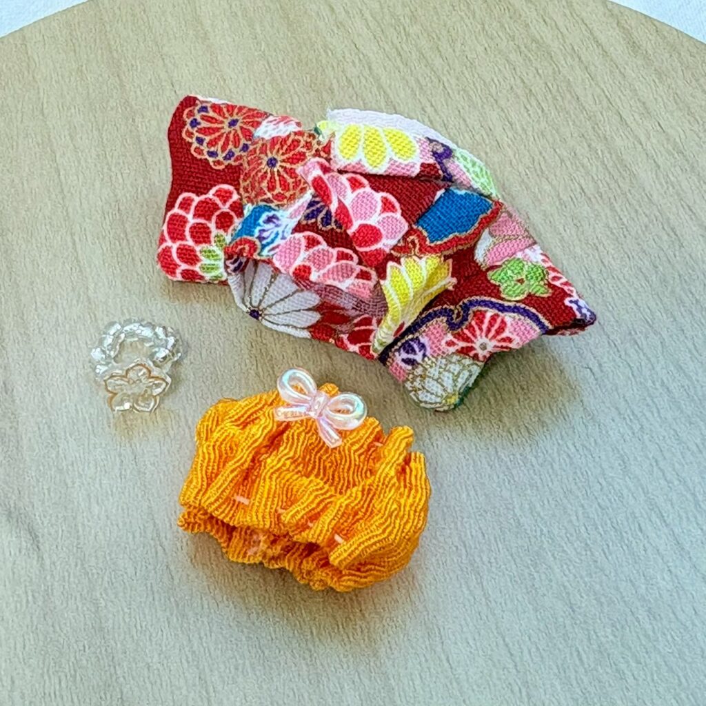 Baby Hakama Red Yellow Handmade