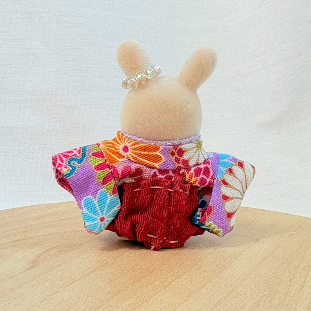 Baby Hakama Purple Red Handmade