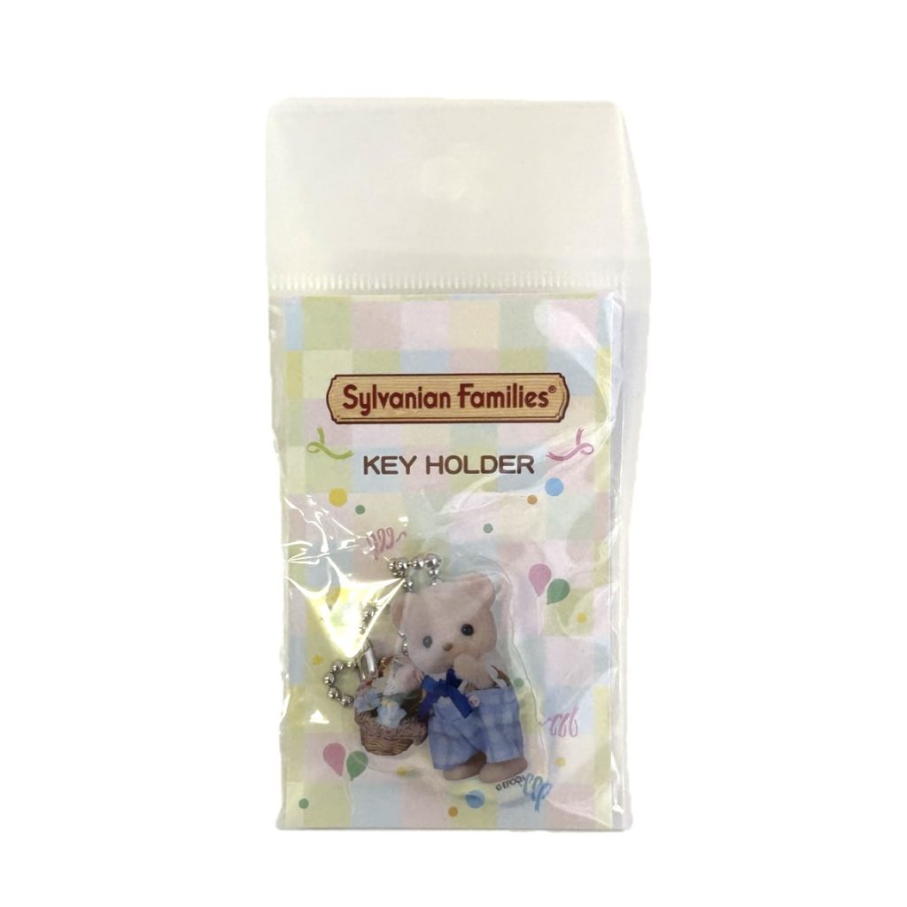 Llavero acrílico troquelado Biscuit Bear Boy 40.º aniversario 2025 Sylvanian Families Calico Critters