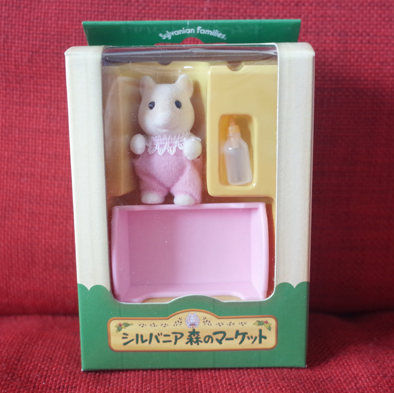 Forest Market Hamster Bébé Rose 2004 Sylvanian Families Calico Critters