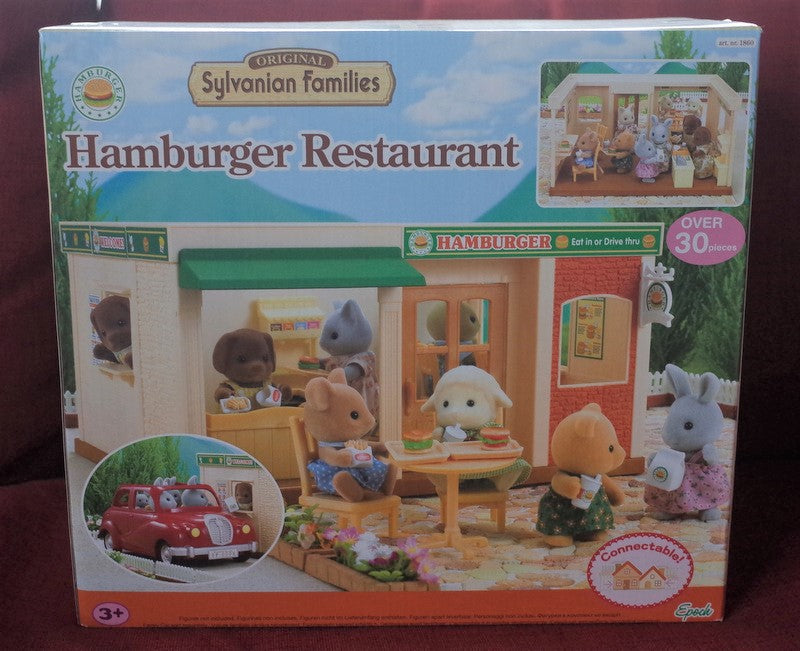 Restaurant de hamburgers 1860 Familles Sylvanian Calico Critters