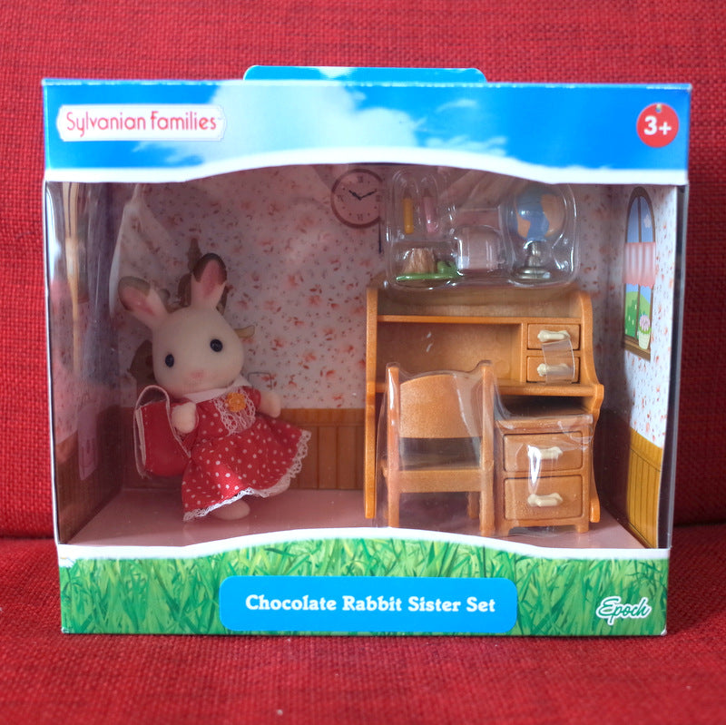 Chocolate Rabbit Sister Set 5016 Sylvanian Families Calico Critters