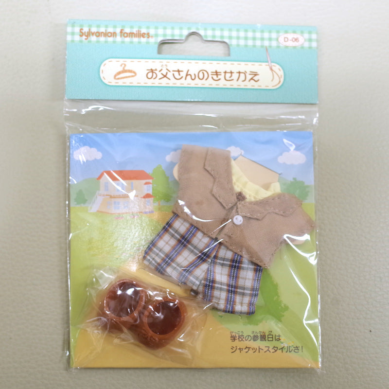 Father Cloths D-06 Sylvanian Families Calico Critters