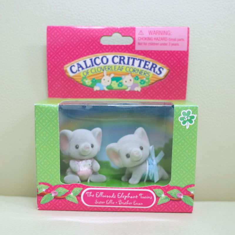 Les jumeaux éléphants Ellwoods CC1571 Familles Sylvanian Calico Critters