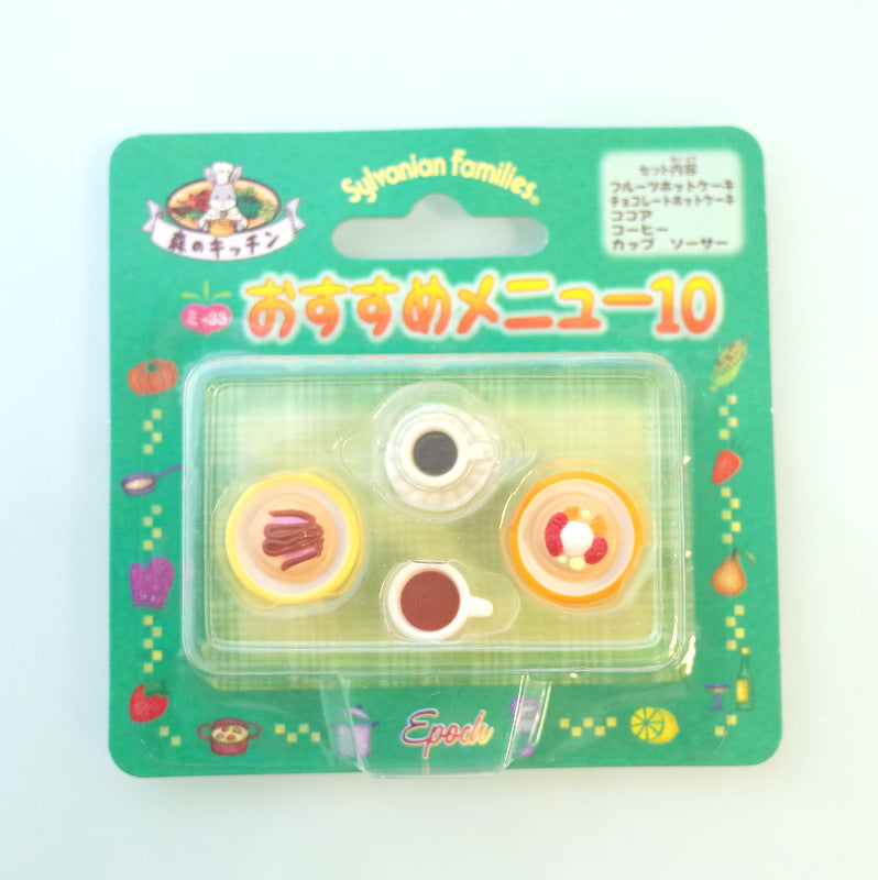 Menu de Cuisine Forestière N°10 MI-33 Familles Sylvanian Calico Critters