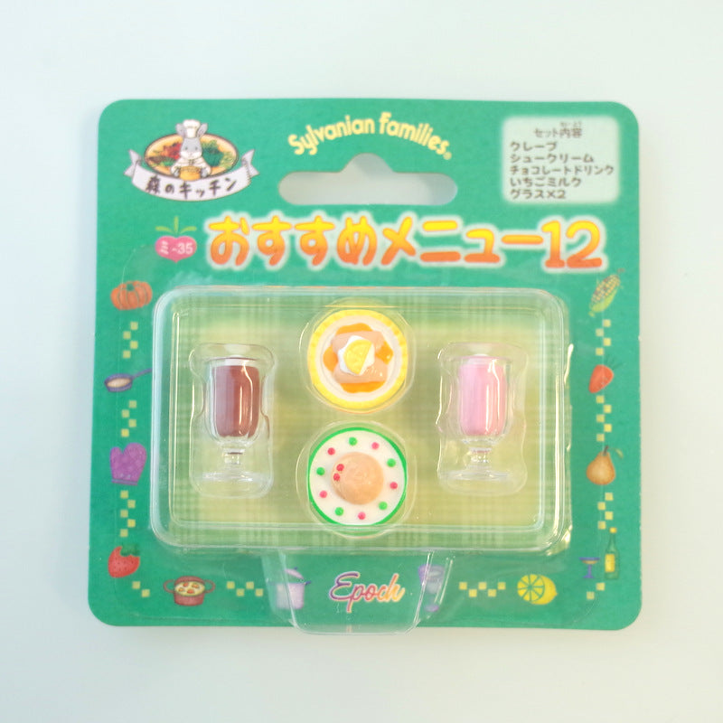 Forest Kitchen Menu No.12 MI-35 Sylvanian Families Calico Critters