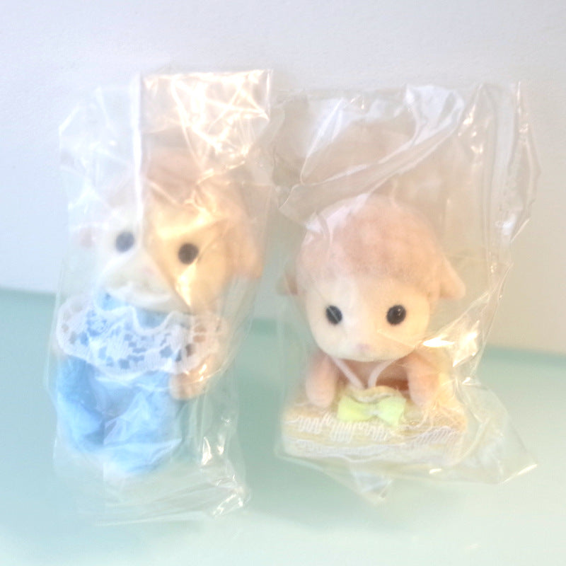 Pink Sheep Baby Twins Fan Club 2005 Sylvanian Families Calico Critters