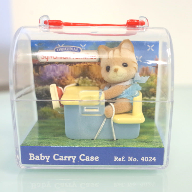 Baby Carry Case Striped Cat Desk 4024 Sylvanian Families Calico Critters