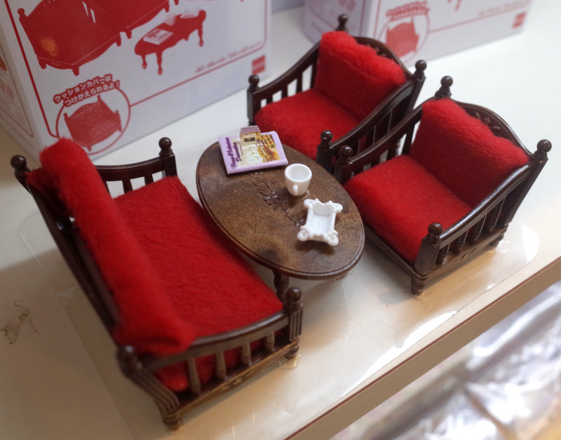 Classic Brown Sofa Set 2019 14187 Sylvanian Families Calico Critters