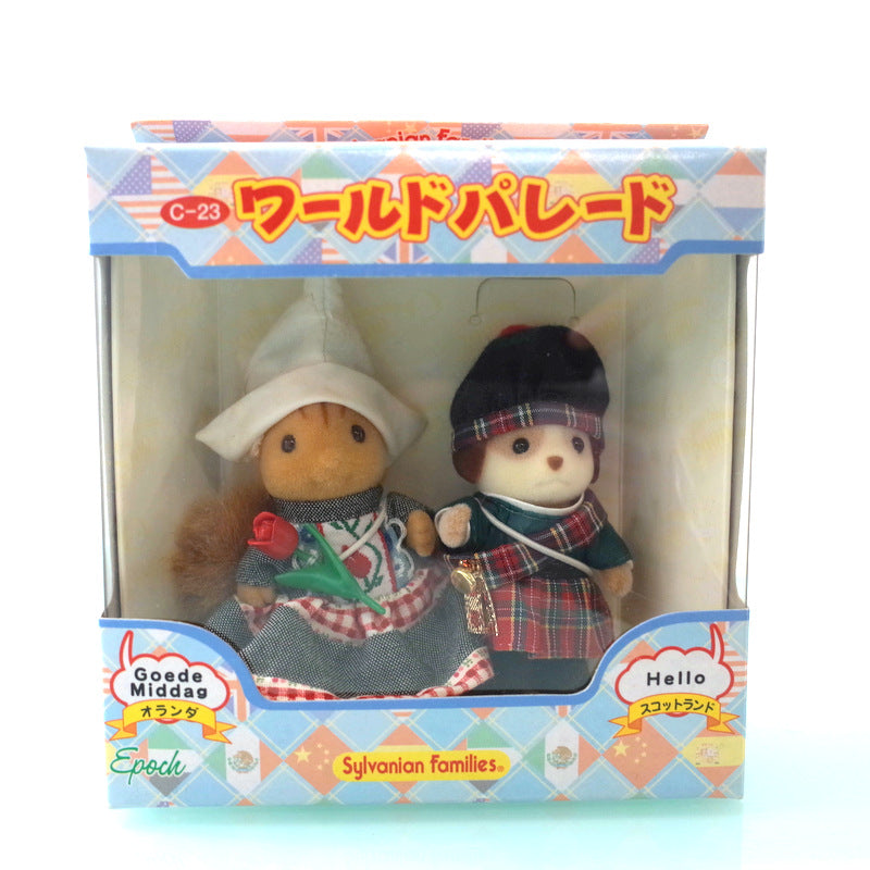 15th Anniversary World Parade Nederland Scotland C-23 2000 Sylvanian Families Calico Critters