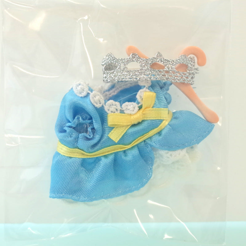 فستان الأميرة الأزرق للبنات إبوك عائلات سيلفانيان كاليكو كريترز