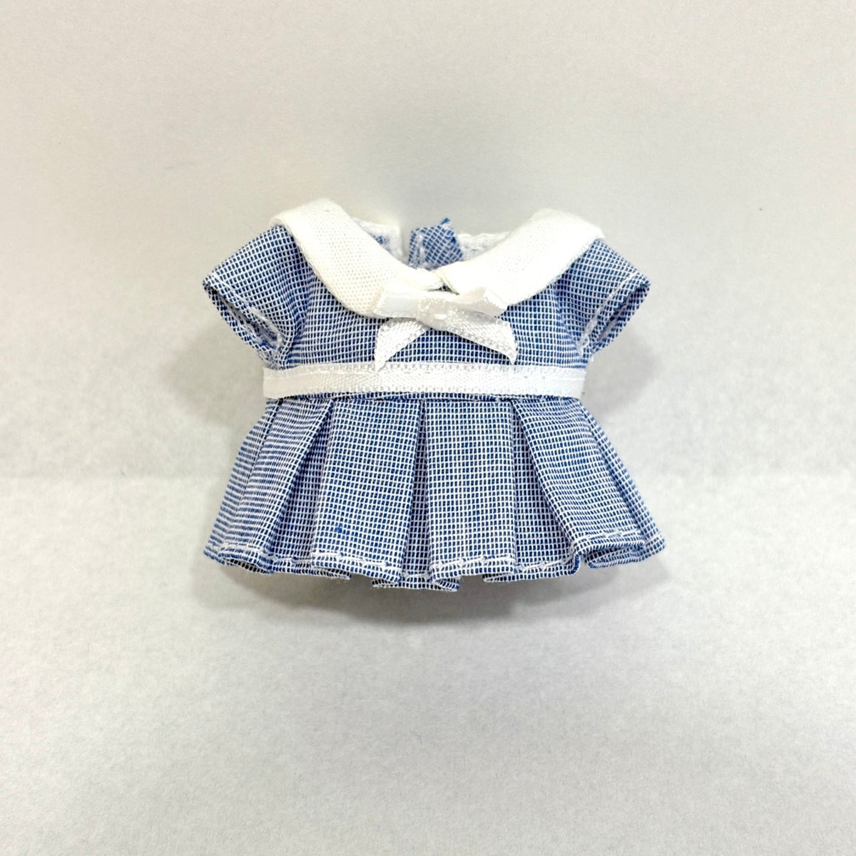Girls Sailor Dress White Ribbon Mayumi Handmade