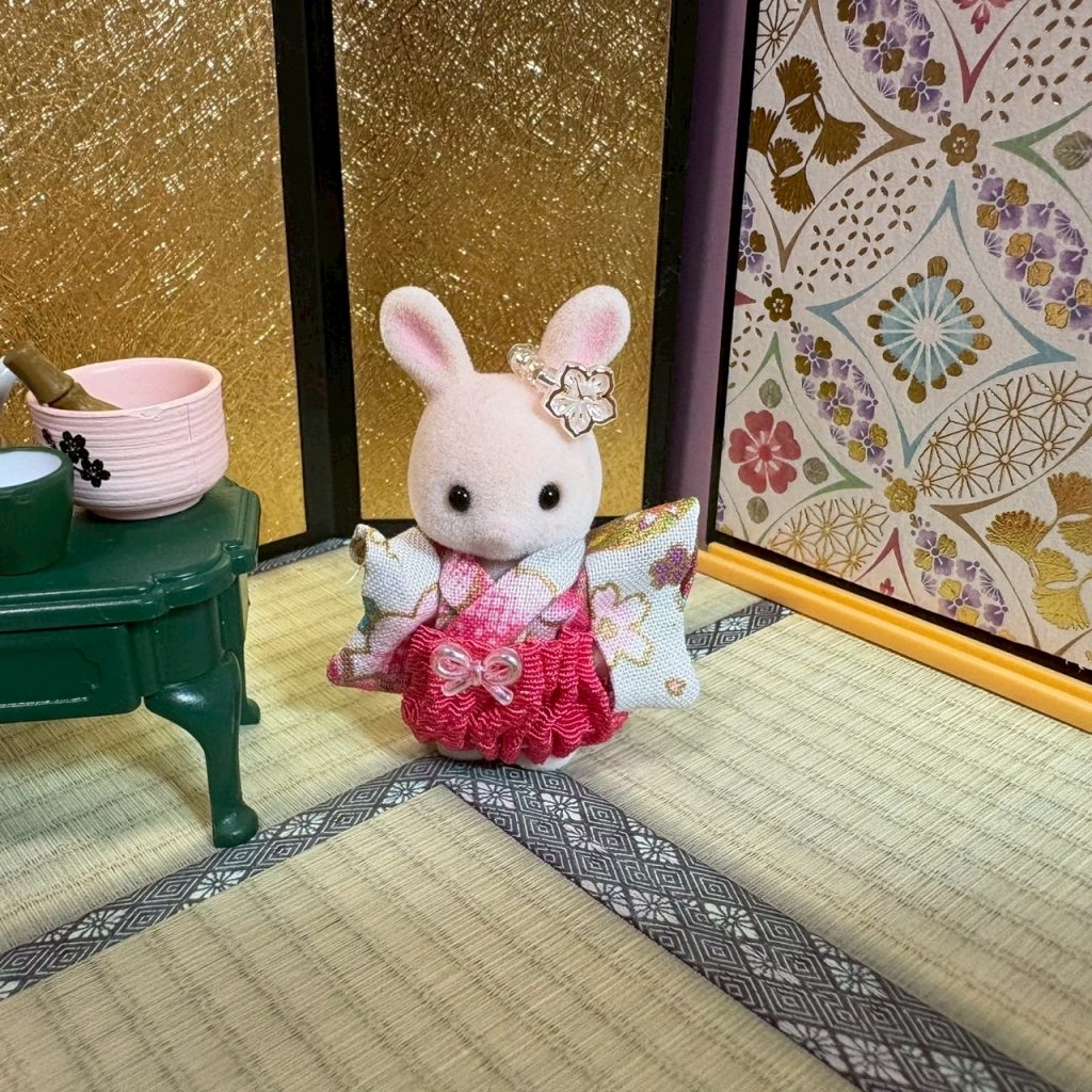 Baby Hakama 3-Piece set C Handmade