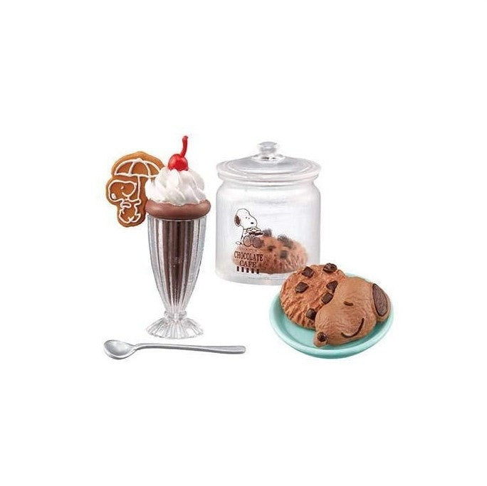 Peanut Snoopy's Chocolate Cafe 1 Happy Chocolate Time For Dollhouse Re-ment