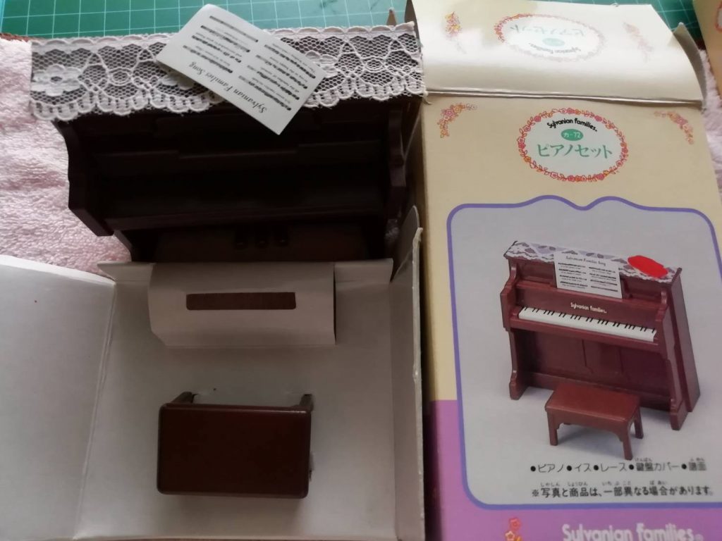 WALL CLOCK/ LAMP STAND SET KA-71 Japan Sylvanian Families