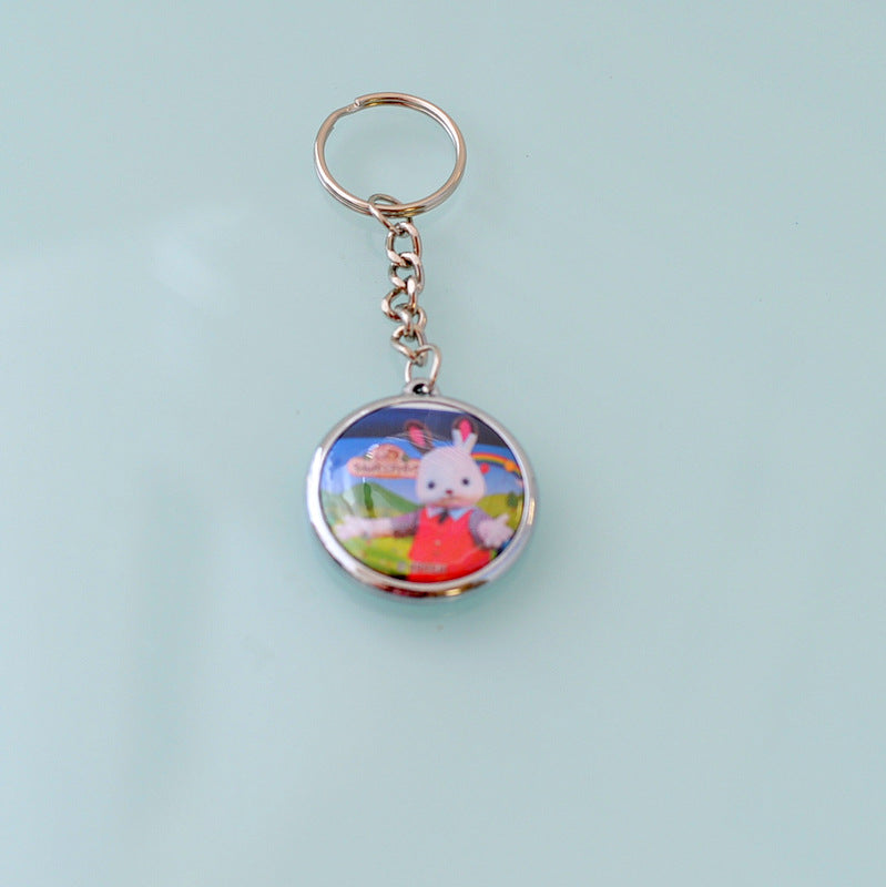HANAZONO RABBIT KEY CHAIN Birthday Color September Calico Sylvanian Families