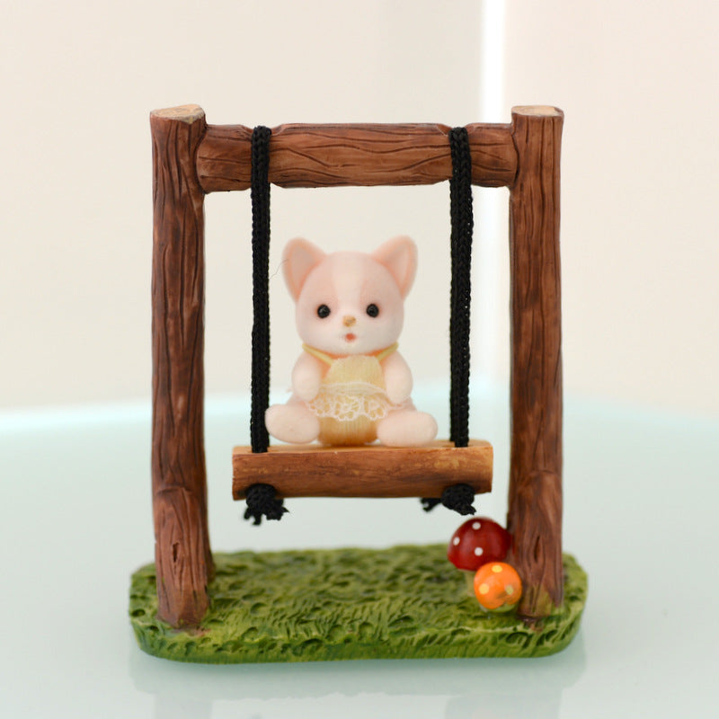 MINIATURE SANTA Dangling Legs for dollhouse with Sylvanian Families Sylvanian Families