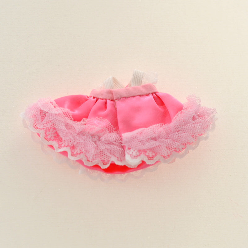 HANDMADE DRESS FOR MOTHER HOT PINK SATIN Calico Critters Sylvanian Families