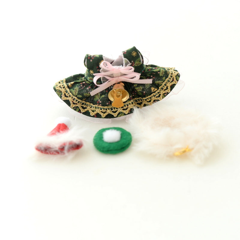 ROBE DE NOËL FAITE MAIN POUR MAMAN LAPIN Calico Critters Sylvanian Families