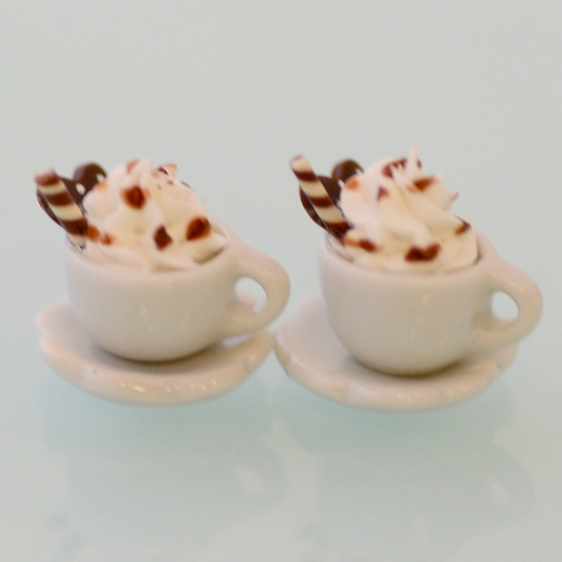 طقم كب كيك لـ 4 قطع صغيرة لمنزل الدمى بحجم 1/12 عائلات سيلفانيان