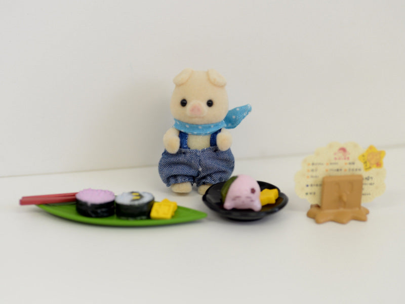 Re-ment KIRBY's TEA-HOUSE 2 SUSHI ROULÉS pour maison de poupée