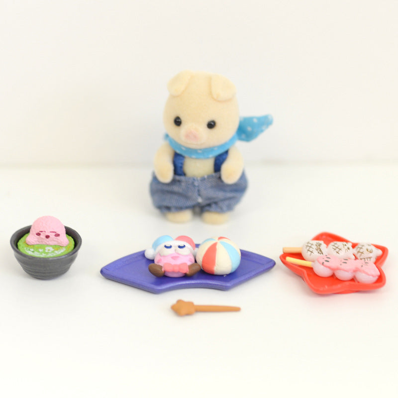 Re-ment KIRBY's TEA-HOUSE 5 NERIKIRI pour maison de poupée