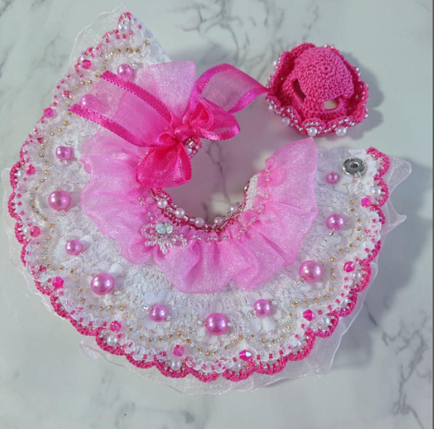 HANDMADE DRESS FOR MOTHER HOT PINK Japan Sylvanian Families