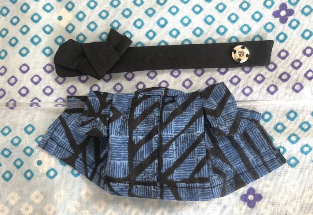 HANDMADE KIMONO BOY DARK BLUE & BLUE Calico Critters Sylvanian Families