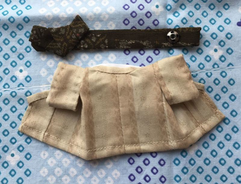 HANDMADE KIMONO FOR FATHER LIGHT BROWN Calico Critters Sylvanian Families