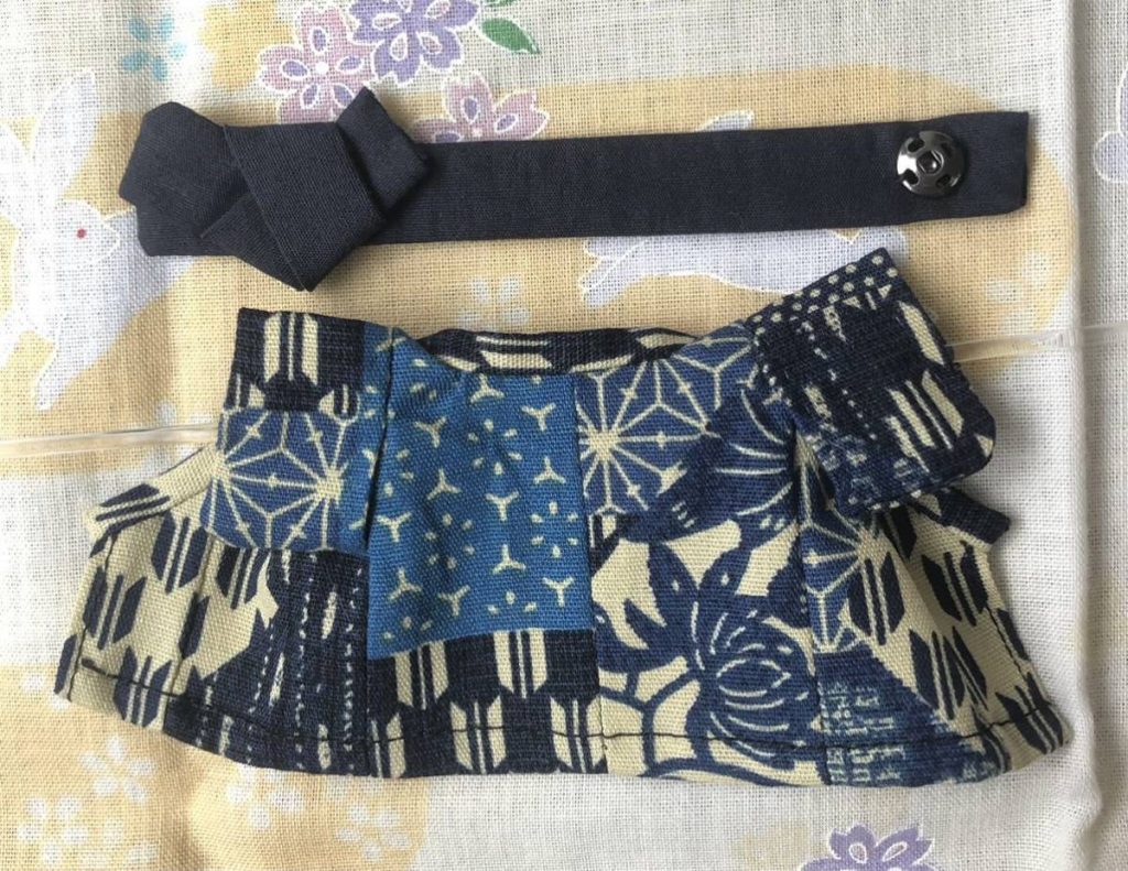 HANDMADE SUMMER KIMONO FOR FATHER NAVY BLUE Calico Critters Sylvanian Families