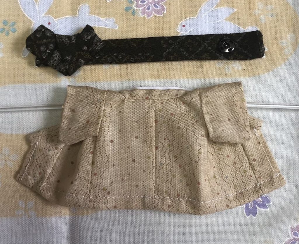 HANDMADE KIMONO FATHER IVORY PALE BROWN Calico Critters Sylvanian Families