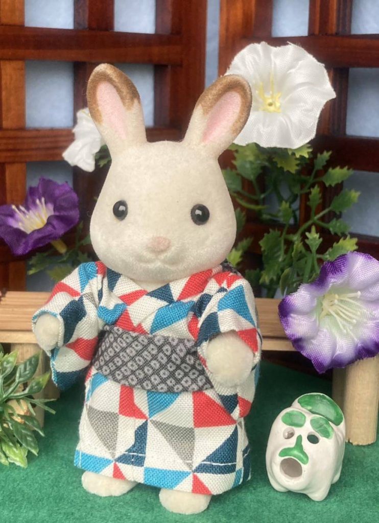 HANDMADE KIMONO FOR FATHER TORICOLOR GEOMETRY Calico Critters