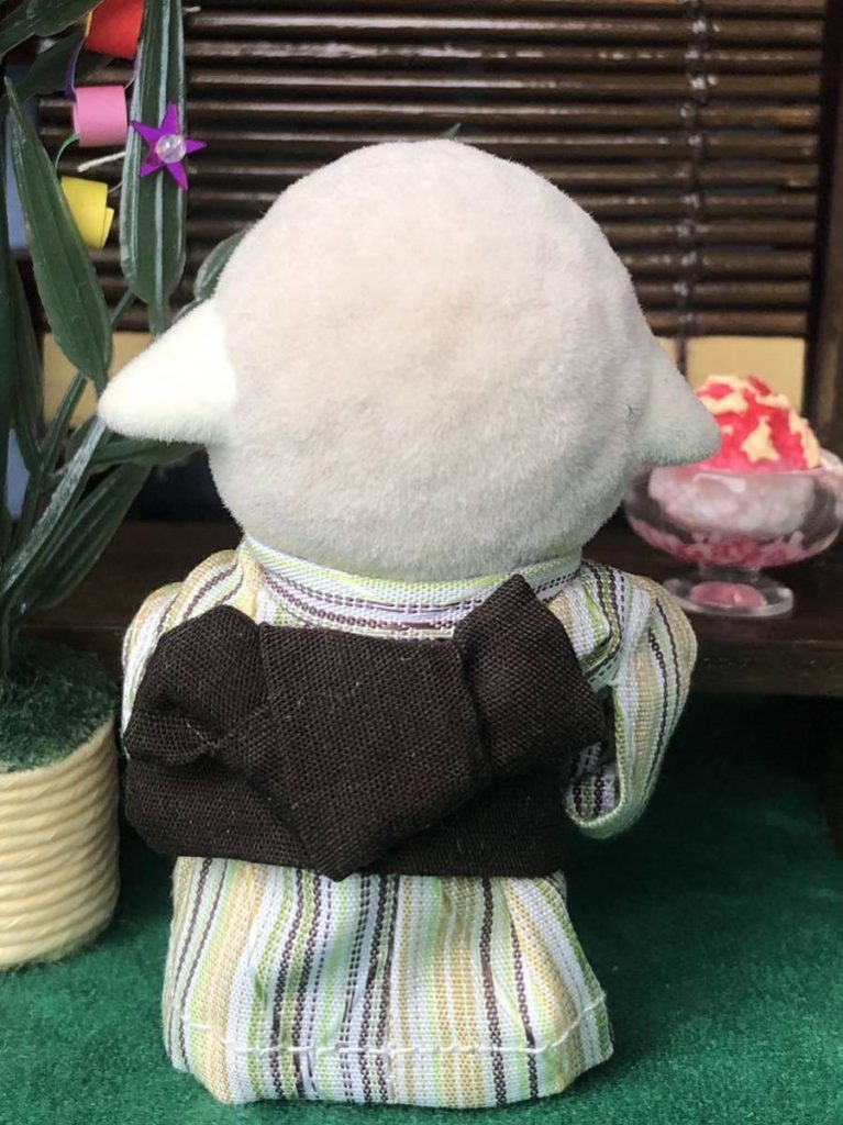 HANDMADE SUMMER KIMONO BOY STRIPES Calico Critters Sylvanian Families